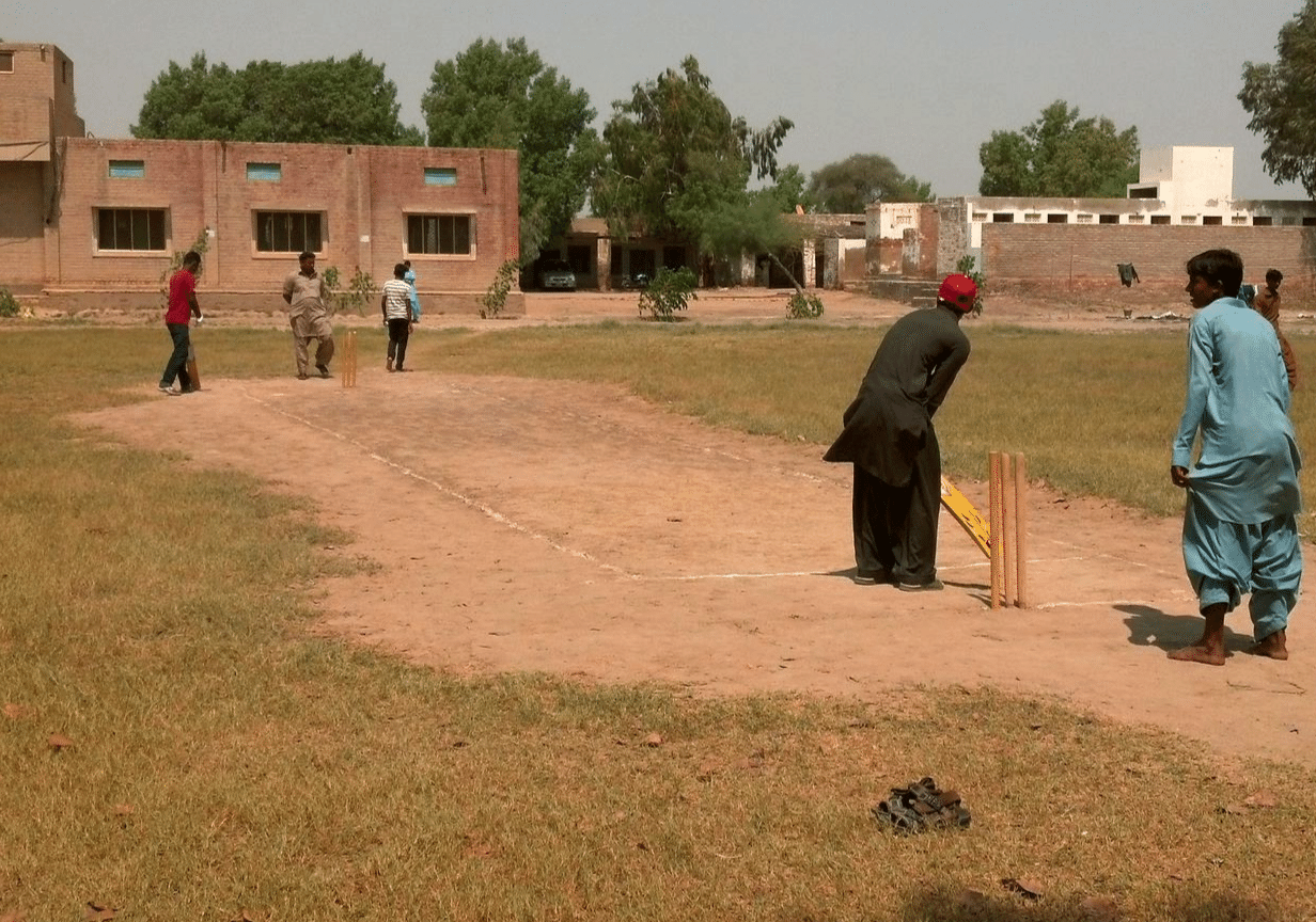 An image of cricket being played, symbolising AWA and development