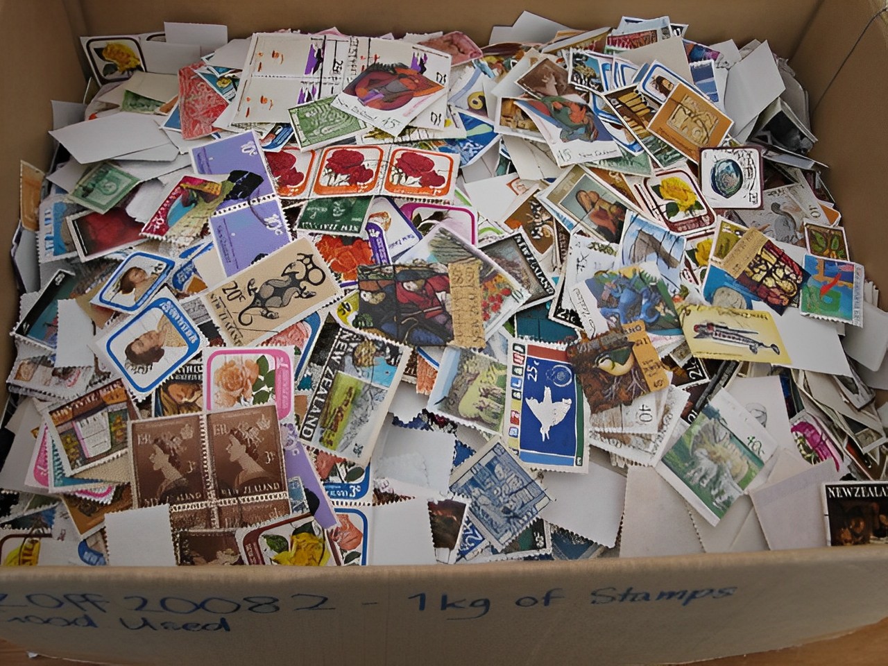 Draw full of stamps